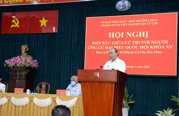 Chủ tịch nước Nguyễn Xuân Phúc: TP.HCM phát triển thành hình mẫu thì không thể để Củ Chi lạc hậu - Ảnh 2.