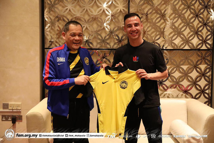 Cầu thủ từng đá Champions League tập trung cùng tuyển Malaysia đá vòng loại World Cup 2022 - Ảnh 1.