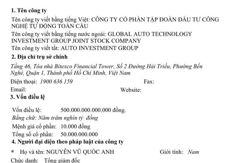 Báo cáo Bộ Công an về doanh nghiệp đăng ký vốn trên 525.000 tỉ đồng - Ảnh 1.