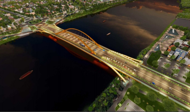 Thừa Thiên Huế công bố giải nhất thiết kế cầu vượt sông Hương - Ảnh 1.