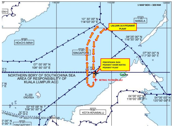 Chiến đấu cơ Malaysia bay lên ngăn chặn 16 máy bay Trung Quốc đe dọa - Ảnh 2.