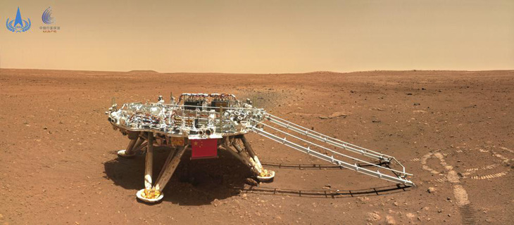 Trung Quốc công bố ảnh robot trên sao Hỏa sau tin đồn vỡ nát - Ảnh 2.