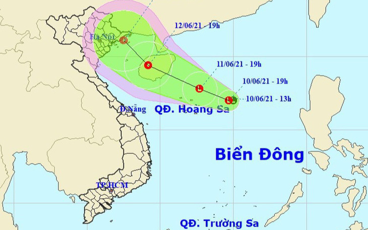 Áp thấp biển bắc nhưng gây mưa cho miền Trung - Nam