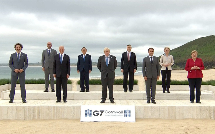 Các nhà lãnh đạo G7 cam kết: Chia sẻ với thế giới ít nhất 1 tỉ liều vắc xin