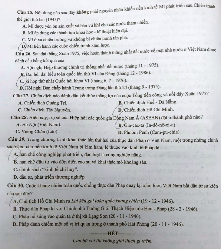 Đề sử thi vào lớp 10 Hà Nội - Ảnh 4.