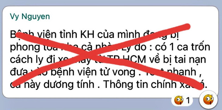 Không có chuyện Bệnh viện Khánh Hòa bị phong tỏa - Ảnh 1.