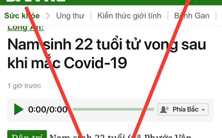 Sở TT&TT TP.HCM đề nghị xử phạt báo điện tử Dân Trí vì thông tin sai về COVID-19