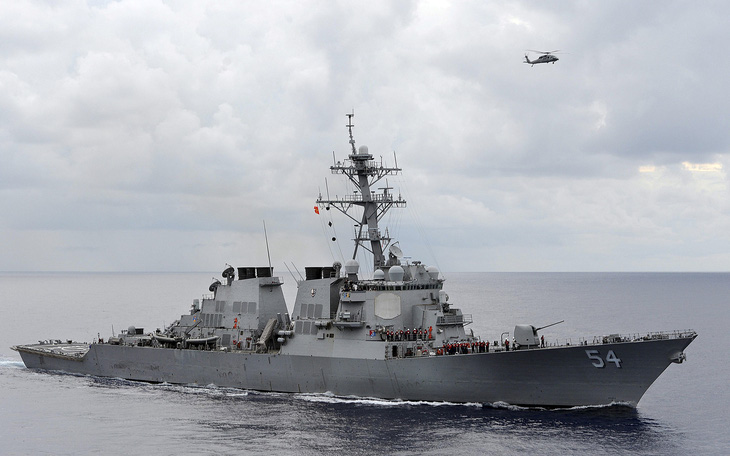 Mỹ lại điều tàu chiến qua eo biển Đài Loan, Trung Quốc phản đối