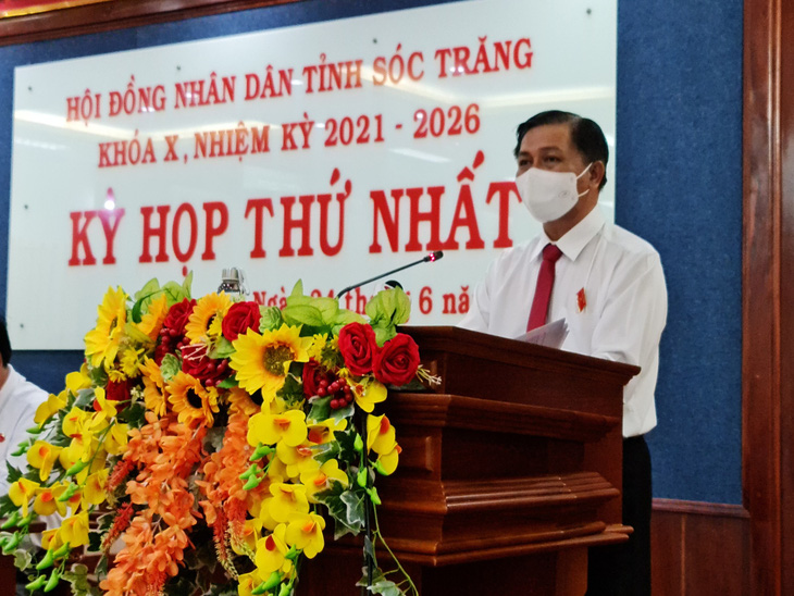 Ông Trần Văn Lâu tái đắc cử chủ tịch UBND tỉnh Sóc Trăng - Ảnh 1.