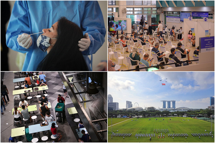 Singapore chung sống bình thường với COVID-19 - Ảnh 1.