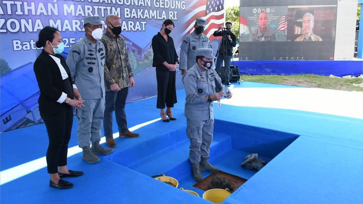 Indonesia và Mỹ khởi công trung tâm huấn luyện hàng hải - Ảnh 1.