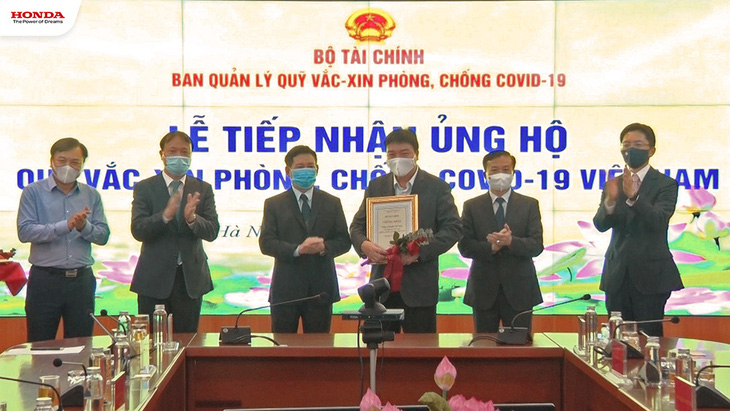 Honda Việt Nam ủng hộ 12 tỉ đồng vào Quỹ vắc xin phòng COVID-19 - Ảnh 2.