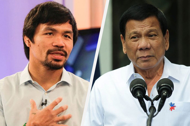 Ông Duterte thách võ sĩ quyền anh Pacquiao vạch mặt tham nhũng - Ảnh 1.