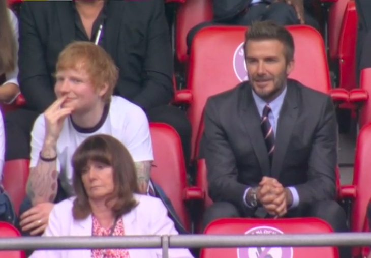 Đan Trường bị người hâm mộ lừa đảo, hình Ed Sheeran xem bóng đá với Beckham gây sốt - Ảnh 6.