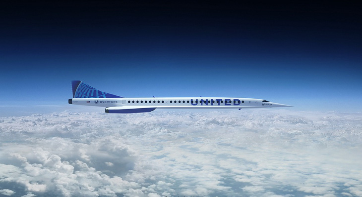 Hãng United Airlines sẽ sớm chở khách bằng máy bay siêu thanh - Ảnh 1.