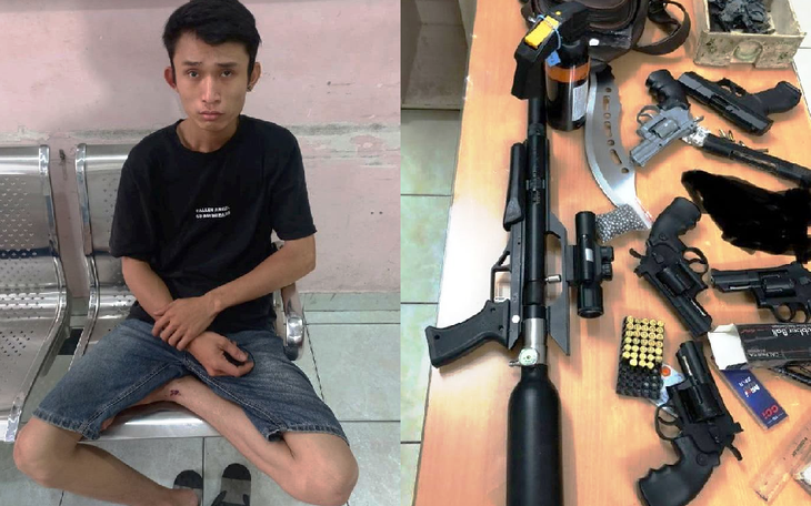 Cảnh sát đặc nhiệm ‘tóm’ kẻ tàng trữ, mua bán súng đạn ở Phú Nhuận