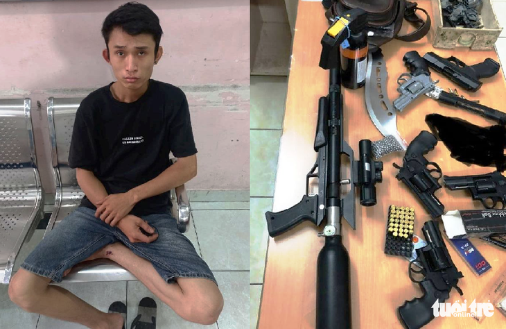 Cảnh sát đặc nhiệm ‘tóm’ kẻ tàng trữ, mua bán súng đạn ở Phú Nhuận - Ảnh 1.