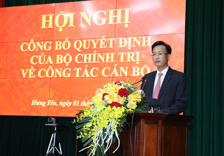 Phó trưởng Ban Kinh tế trung ương làm bí thư tỉnh Hưng Yên - Ảnh 2.