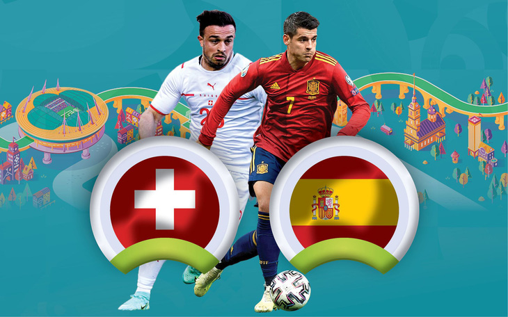 So sánh sức mạnh Thụy Sĩ và Tây Ban Nha ở tứ kết Euro 2020