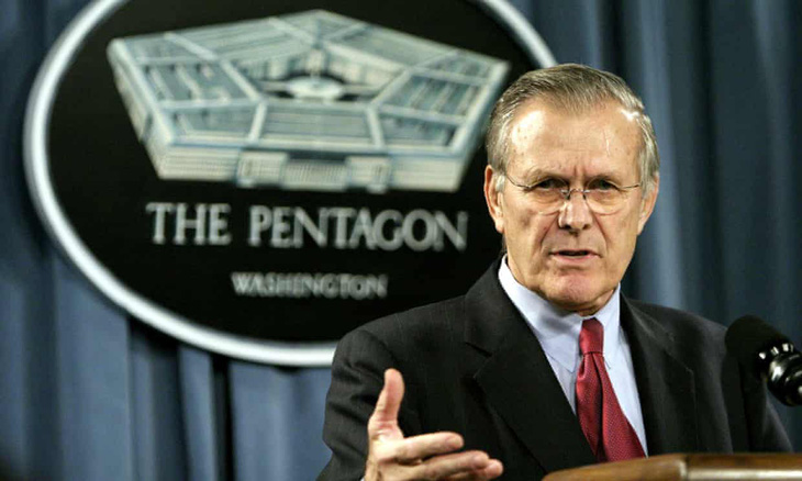 Cựu bộ trưởng quốc phòng Mỹ Donald Rumsfeld qua đời - Ảnh 1.