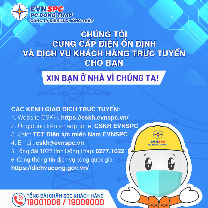 Điện lực miền Nam khuyến khích khách hàng sử dụng dịch vụ trực tuyến phòng chống dịch COVID-19 - Ảnh 2.