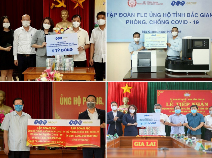 Tặng Phú Thọ 3 tỉ đồng, FLC mở rộng bản đồ hỗ trợ chống COVID-19 hơn 10 tỉnh, thành phố - Ảnh 3.