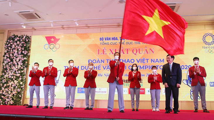 Đoàn thể thao Việt Nam xuất quân tham dự Olympic Tokyo 2020 - Ảnh 1.