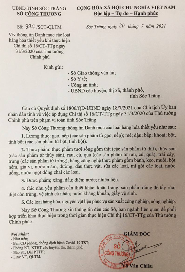 Nhiều tranh cãi, các tỉnh miền Tây ra văn bản hướng dẫn về hàng thiết yếu - Ảnh 4.