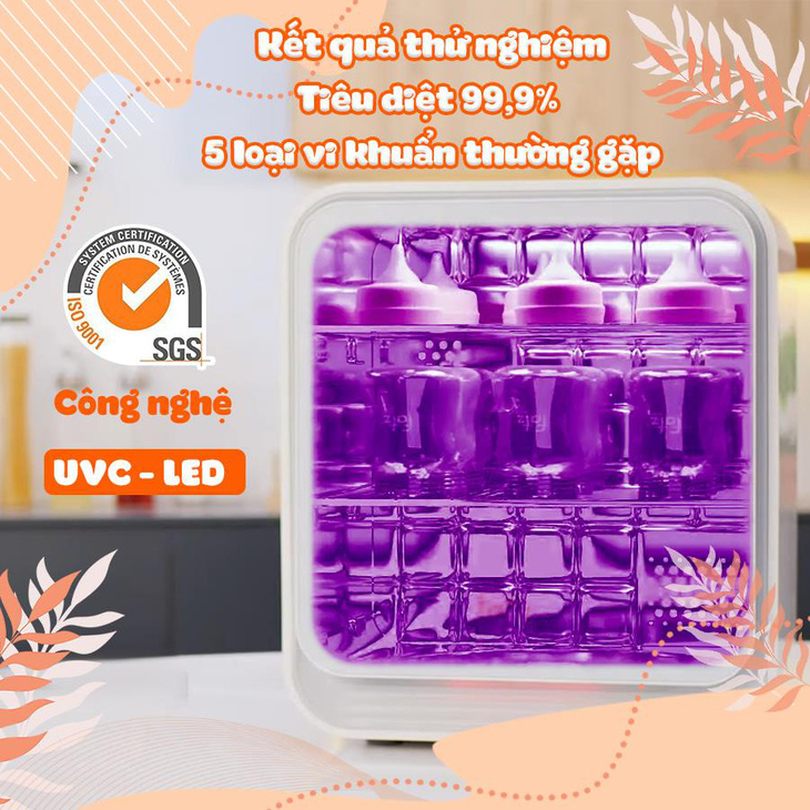 SGS chứng nhận đánh bay trên 99,9% vi khuẩn của máy tiệt trùng UV Fatzbaby - Ảnh 3.