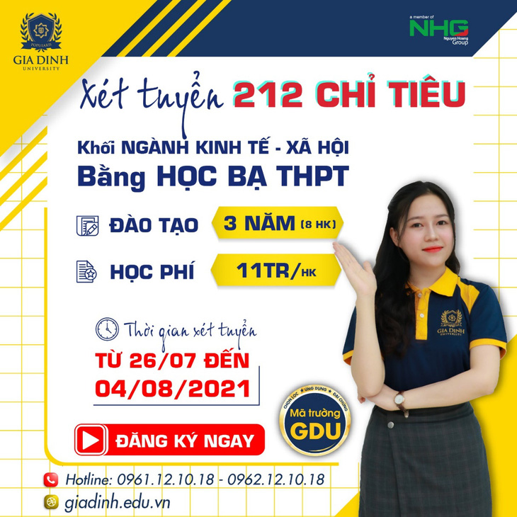 Trường ĐH Gia Định: nhập học từ xa, được đóng trước 50% học phí - Ảnh 6.