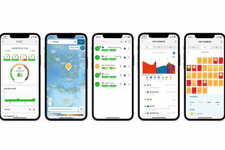 Hong Kong phát triển ứng dụng né ô nhiễm khi đi đường - Ảnh 1.