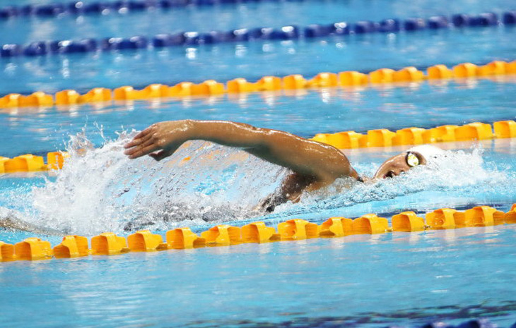 Ánh Viên về cuối đợt bơi vòng loại thứ 2 nội dung 200m tự do - Ảnh 1.