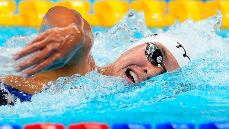 Erica Sullivan tập ở hồ đầy phân vịt để giành HCB Olympic Tokyo - Ảnh 1.