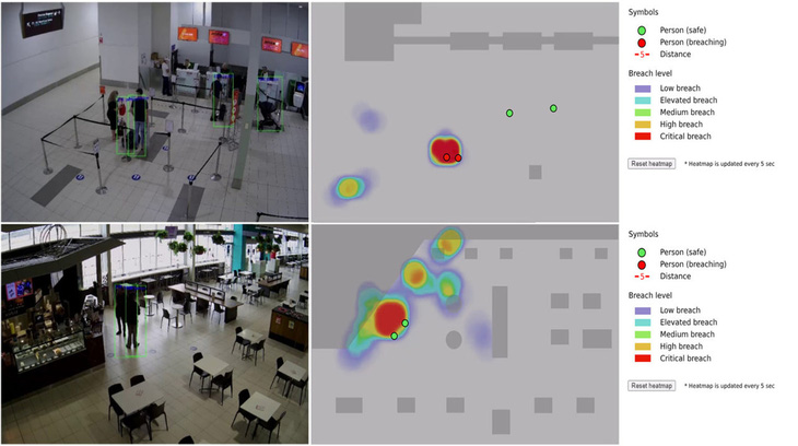 Hệ thống giám sát AI tại sân bay giúp đảm bảo giãn cách xã hội - Ảnh 1.