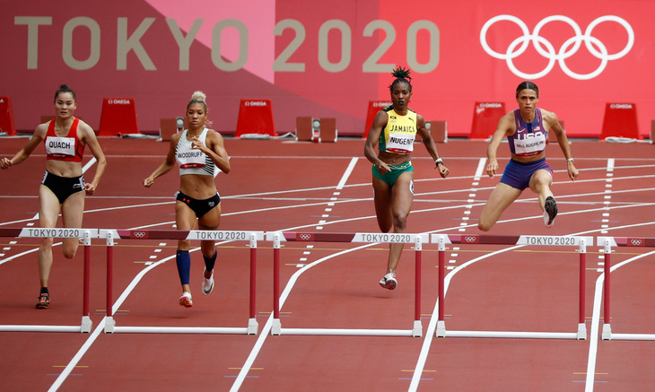 Quách Thị Lan vào bán kết 400m rào nữ tại Olympic 2020 - Ảnh 3.