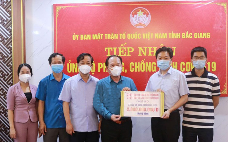 Doanh nghiệp nước ngoài nỗ lực chung tay chống COVID-19 cùng tỉnh Bắc Giang
