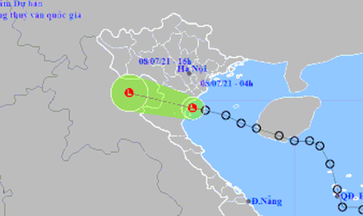 Áp thấp nhiệt đới suy yếu, Bắc Bộ mưa to, Nam Trung Bộ, Tây Nguyên và Nam Bộ mưa rào - Ảnh 1.