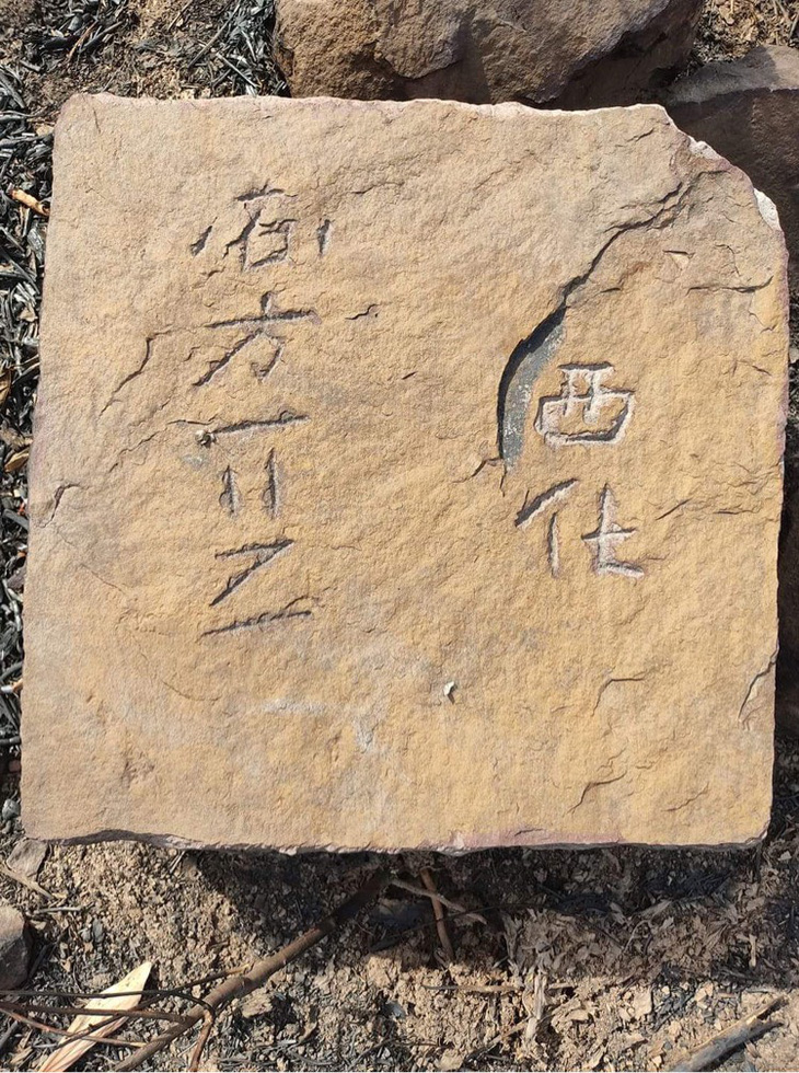 Bảo tồn bãi đá khắc nhiều ký tự gần dinh Bà Thu Bồn - Ảnh 4.