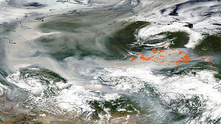 Lần đầu trong lịch sử khói cháy rừng lan đến Bắc Cực - Ảnh 1.