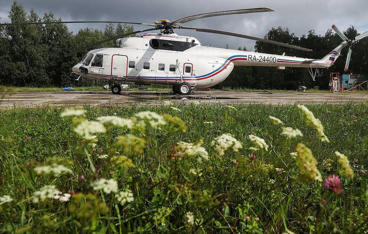 Trực thăng Mi-8 chở 16 người rơi ở Nga - Ảnh 1.