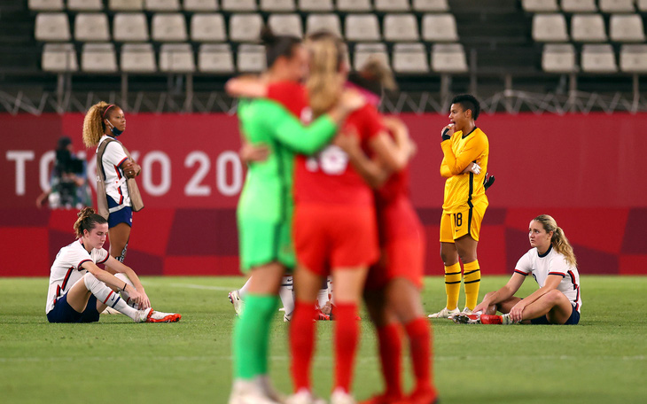 Bóng đá nữ Olympic Tokyo: Thất bại trước Canada, Mỹ mất cơ hội tranh huy chương vàng