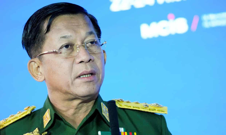 Thống tướng Min Aung Hlaing tuyên bố là thủ tướng Myanmar - Ảnh 1.