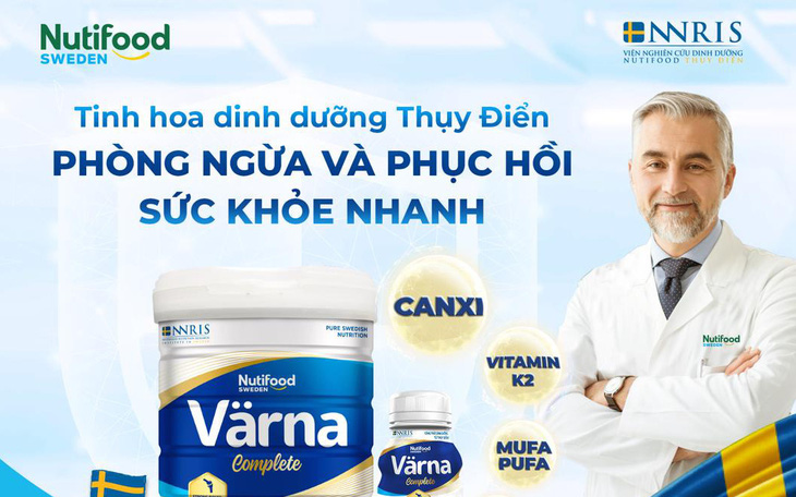 Nutifood Thụy Điển ra mắt sữa dành riêng cho người lớn tuổi Việt
