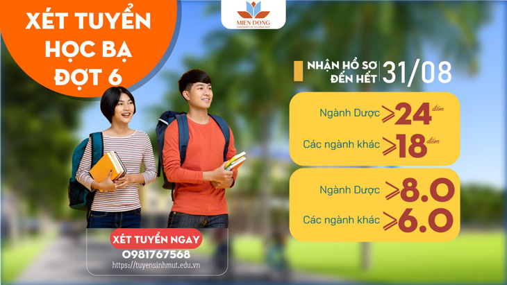 Trường ĐH Công nghệ Miền Đông hỗ trợ thí sinh nhập học trực tuyến 5 Không - Ảnh 2.