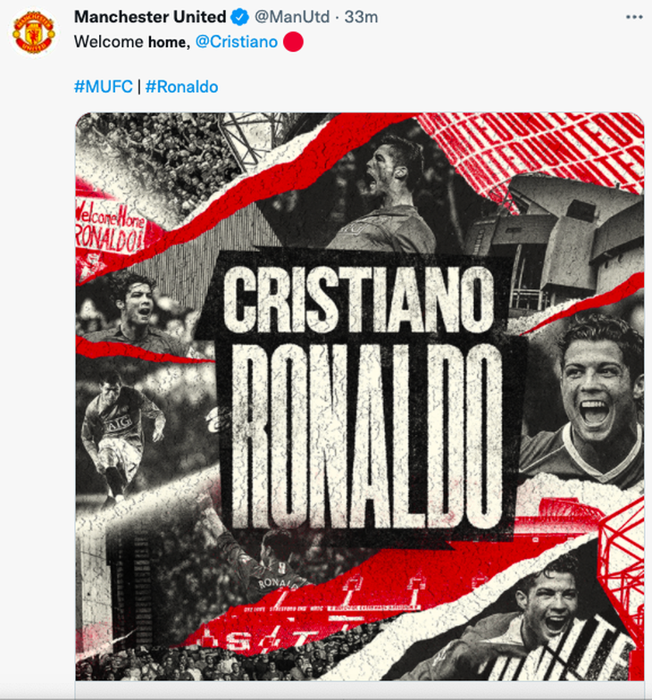 Chính thức: Ronaldo trở lại Manchester United - Ảnh 2.