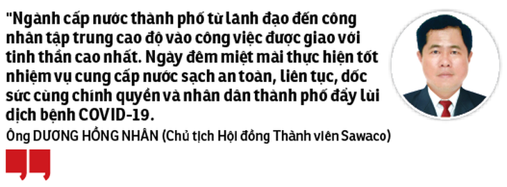 Tổng công ty Cấp nước Sài Gòn: Đảm bảo nước sạch cho người dân thành phố - Ảnh 2.