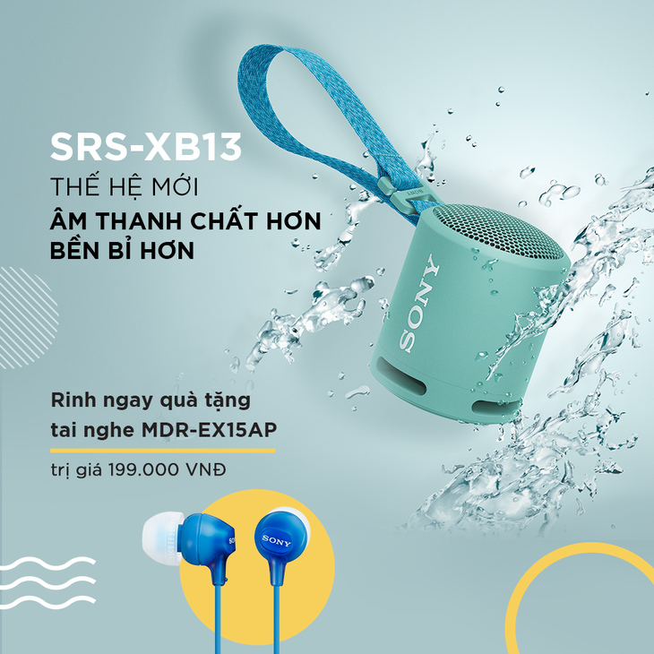 Sony ra mắt SRS-XB13 thế hệ mới – Loa không dây di động với âm thanh EXTRA BASS - Ảnh 1.