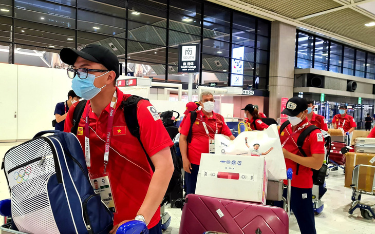 Đoàn thể thao Việt Nam lên đường về nước, chia tay Olympic Tokyo 2020