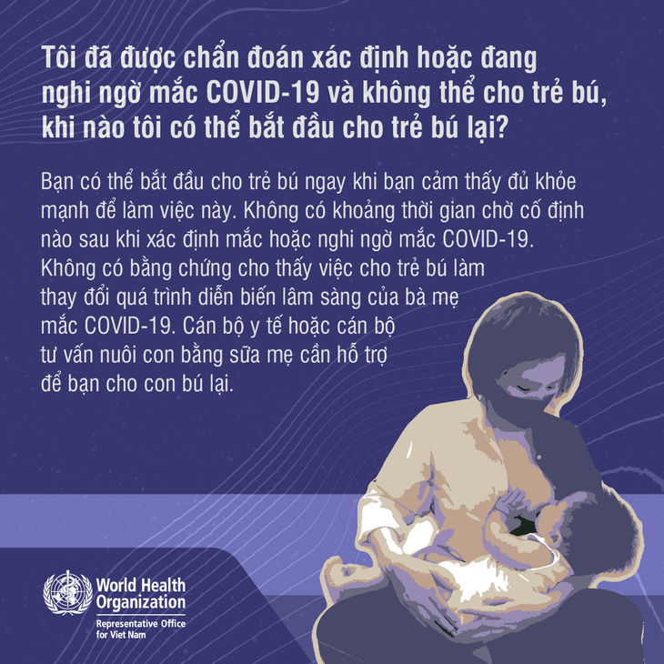 Mẹ bị mắc COVID-19 có thể lây bệnh cho con khi con bú sữa mẹ hay không? - Ảnh 2.