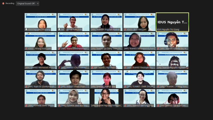 Sinh viên Việt Nam - Malaysia thảo luận trực tuyến Cuộc sống trong đại dịch - Ảnh 1.